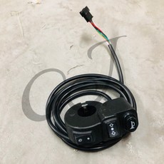 CJ Ebike 方向燈喇叭大燈開關：電動車、電輔車、滑板車多功能整合開關，提升騎乘安全與便利性, 1個