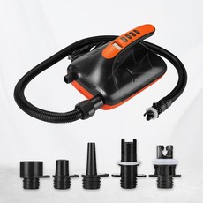 HT-782 電動充氣機 2段式充氣 0-20 PSI 350L/min, 黑色, 1個
