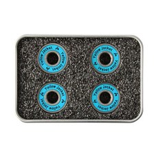 옐로우 재킷 프리미엄 스쿠터 베어링 킥 608 ABEC 9 봄버 블루 4개입, ABEC 11, 1, 파란색