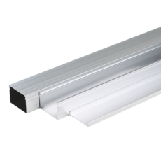 사각 AL알루미늄 전선 닥트 몰딩, 실버, 1개, 70mm x 40mm x 1M