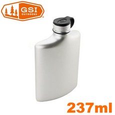 GSI Glacier Stainless 不銹鋼酒壺 237ml, 1個, OS