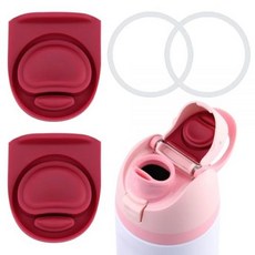 BMSQOFD Owala FreeSip과 호환되는 교체용 고무 씰 스토퍼 5개 500/19/24/32/40온스 병 입구 캡 실리콘 부품 인서트 액세서리 5PB-A3 17131, 3-Pack Stoppers, 3 colors 8