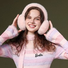 보온귀마개 접이식 털 패션 보온 헤드셋 귀마개, 그레이