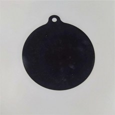인덕션전용매트 하이라이트 보호 깔개 원형 1개, 블랙 16.5cm