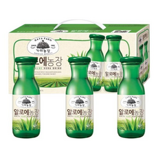 웅진 가야농장 알로에 꼬마병 병주스, 180ml, 1개