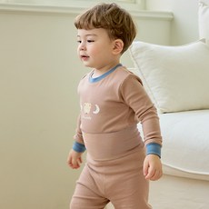 UNIFRIEND 하이츄(BR) 배앓이방지 9부내의 상하세트