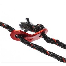 온리무드 땅콩 캠핑스토퍼 스트링스토퍼 줄스토퍼, 레드