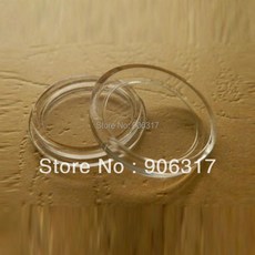 묶음 x 100 개 높은 투명 동전 캡슐/플라스틱 소재 케이스 아크릴 디스플레이 상자, 08 39mm