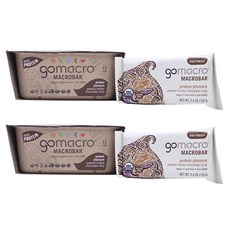 gomacro 蛋白棒 花生醬巧克力豆餅乾口味, 12入, 2盒