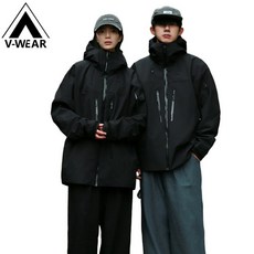 V-WEAR 衝鋒衣 防風防水外套 男女同款 戶外登山騎行釣魚滑雪外套