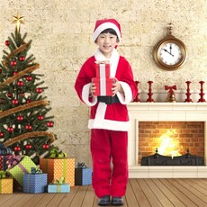 행운군 아동용 산타복 4~5세 아이산타할아버지옷