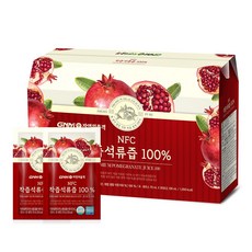 자연의품격 NFC 착즙석류즙 100%, 2.1L, 30개
