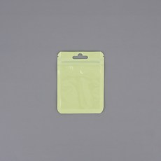 드림피플 다용도 컬러 소분 지퍼백 6X10CM 다회용기, 7.5x10 - 옐로우그린, 1개, 1개입