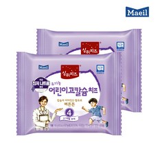 [매일유업] 상하목장 유기농 어린이고칼슘치즈 4단계(37개월 이후), 18g, 60개