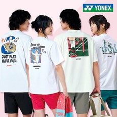 요넥스 남성 여성 티셔츠 반팔 오버핏 251TS041U