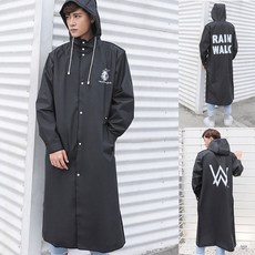 패션 블랙 판쵸 우의 우비 남녀공용, 1개, 블랙B