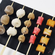 멜리사컴퍼니 손잡이있는 대나무 꼬지 식품용, 소