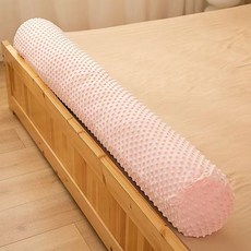 無品牌 豆豆絨長條抱枕 可拆洗 午睡靠枕 夾腿枕頭, 甜蜜粉豆豆絨長條枕 有內膽可拆洗 ,60釐米