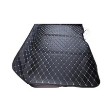 뒷자석 접이식 확장 보드 여행 캠핑 매트리스 차박매트, 검은 바탕에 흰 실, 1