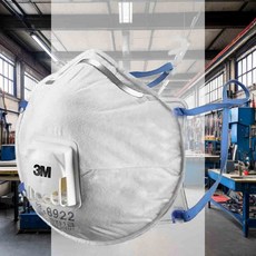방진마스크 8922 10EA 안면부 산업 화산재 페인트 목공공사 분진차단
