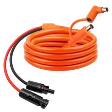 10FT 태양광 패널 커넥터와 8mm 어댑터 케이블 12AWG 14AWG 태양광 케이블 코드 DC8020/7909 Jackery GZ Yeti BLUET 휴대용 전원, 6FT