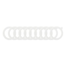 단열 머그잔 진공 컵 물병 뚜껑용 재사용 및 누수 방지 교체용 고무 켓 10팩, 10개, White-S