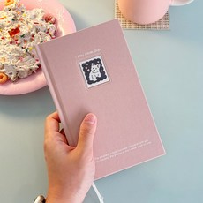 허니버니 라벨 일기장 양장 일기 노트 데일리 다이어리, 1개, 퍼피