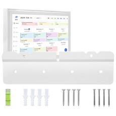 Wcone 스카이라이트 38.1cm(15x2.54cm) 달력용 벽 마운트 네일 또는 드릴 마운트 설치 옵션 레벨 및 금속 착 키트 포함 - 모든 공간에 쉽고 다용도