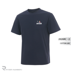 라이더 2026RC-2 코튼라이크 공용 반팔티 배드민턴 피클볼 탁구 스포츠웨어