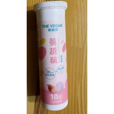 THE VEGAN 樂維根 蔓越莓維他命C發泡錠 私密保養 36mg足量前花青素 蔓越莓萃取 維他命C 無加糖 提升防護, 1個, 橘子