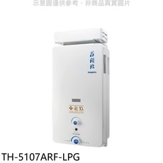莊頭北 TH-5107ARF-LPG 10公升抗風型13排火熱水器