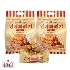 명가꽈배기 과자 (500g/약) +자색옥춘사탕 20g 세트, 1세트, 1kg