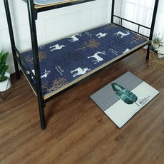 거실토퍼 기숙사 매트 바닥 매트리스, 1cm, 사슴면직물이중면