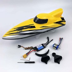 TX749 브러시리스 RC 보트 대형 터보 고속 전동선, 1개, 옐로우 하이엔드 (컨트롤 배터리 없음)