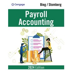 (영문도서) Payroll Accounting 2024 Paperback, Cengage Learning, English, 9780357901052