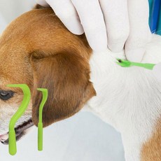 강아지 제거 야외 진드기 PET 핀셋 산책 집게, 진드기핀셋-2p