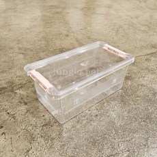 조이클린 케이지 중, 1개, 투명/손잡이 (화이트)