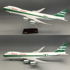 캐세이퍼시픽 B747-8F 80주년 레트로 도장 화물 카고 비행기 항공기 모형 다이캐스트 1:160