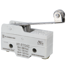 마이크로 스위치 250V 10A 힌지 롤러 레버형 HY-R704C, 1개