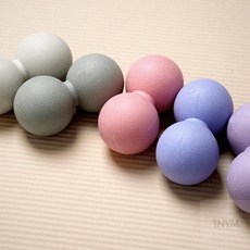 손지압볼 TPE 듀얼 마사지볼, 스트로우베리