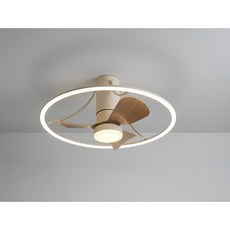 국내생산 LED 60W 미델 실링팬 인테리어조명 천정형 선풍기 리모컨포함, 베이지