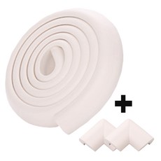 네츄럴파크 [무료배송 사은품증정] 고급형 모서리보호대 2M + 코너보호대 2P 모서리/코너보호용품, 1세트, 아이보리
