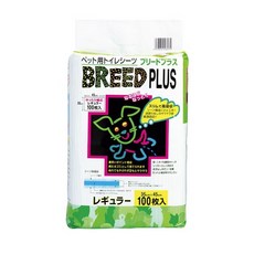 BREED PLUS 瞬間超強吸水力 貓狗專用吸水尿布墊, 1個, 100個裝