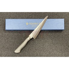 工具家達人 日本製 藤次郎 F-803 DP 剃骨刀 出刃 150mm 刻骨刀 小出刃 雞肉刀 魚刀 小魚刀 出骨刀, Silver, 1個