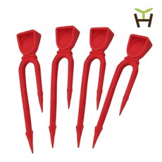 딸기런너핀 국산 대형 유인 줄기고정 수박덩굴 고정 유인, 100개