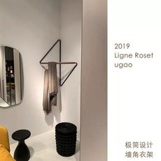 모던 디자인 코너 벽 행거 스몰 옷걸이 철제 매장 행거 카페 스몰 바, B. 소형 사이즈 높이 50cm 너비 40cm