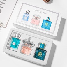 男女士香水套裝 持久淡香水 愛神金鑽粉鑽同名 越南小眾爆款, 1個, 愛之神三件式