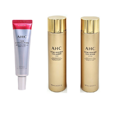 AHC 바이탈 골든 콜라겐 토너 + 로션 + 텐 레볼루션 리얼 아이크림 35ml, 1세트