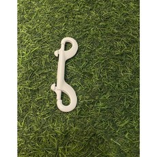 島嶼潛水 潛水不銹鋼彩色雙勾頭，雙勾設計，堅固耐用，多色可選，潛水裝備, 白, 1個