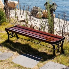 꽃 평벤치 3인용 4인용 아파트 정원 공원 병원 휴게소 학교 야외벤치 의자, 진체리(2인용)